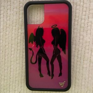 wildflower angel & devil iphone 11 case